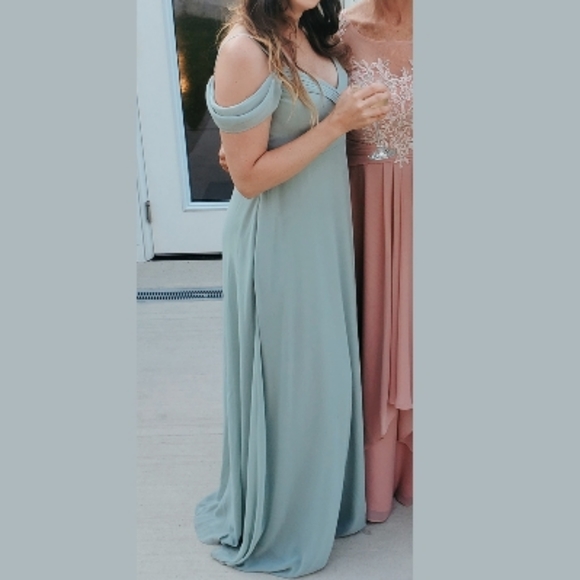 BIRDY GREY Spence Convertible Dress in Sage - Picture 4 of 4